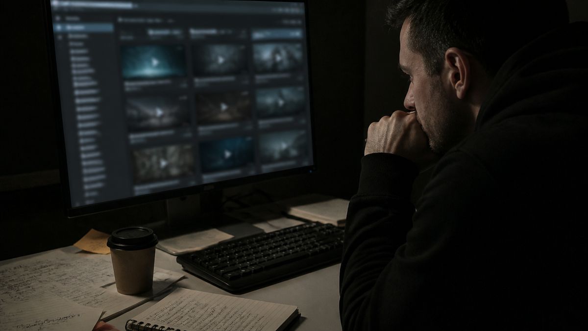 researcher analyzing Hidden Wiki video directory